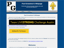 Tablet Screenshot of paulgrossimon.com